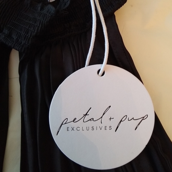 NWT Petal and Pup Halted Andrea Top, Black, size 2 - Picture 5 of 8